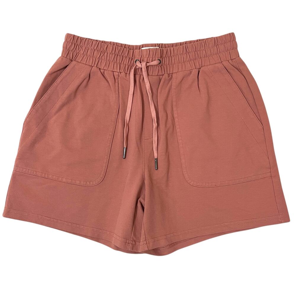 Market & Spruce (S) Mira Mid Rise Shorts - Stitch Fix Pink Elastic Waist Tie